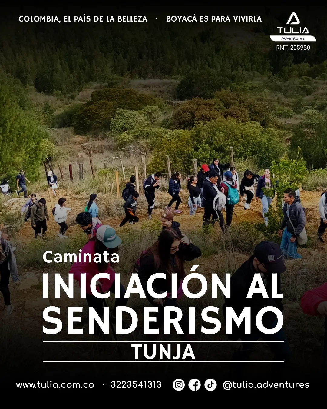 Caminata de Iniciación al Senderismo, Tunja - Viaje Grupal - TULIA Adventures - Turismo de Aventura en Boyacá y Colombia